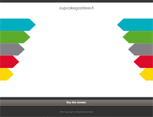 Tablet Screenshot of cupcakegoddess.fi